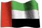 Drapeau mouvant de Dubaï.